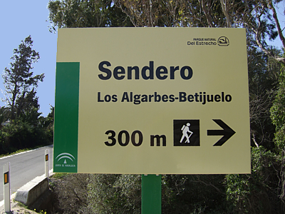 SENDERO: Los Algarbes - Betijuelo, Tarifa (Cádiz)